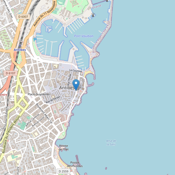 Carte des marches à Antibes Thumbnail