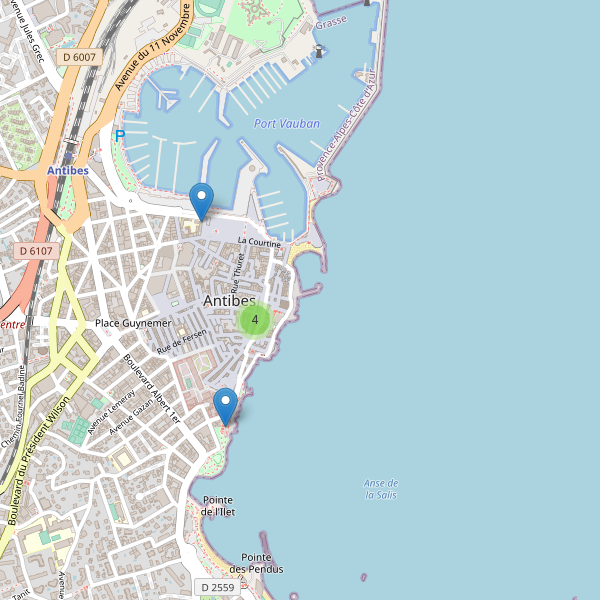 Carte des musees à Antibes Thumbnail