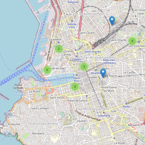 Carte des musees à Marseille Thumbnail