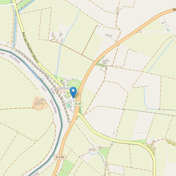 Carte des parkings à Albaron Thumbnail