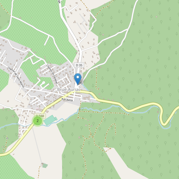 Carte des parkings à Brue-Auriac Thumbnail