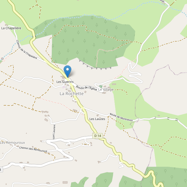 Carte des parkings à La Rochette (Hautes-Alpes) Thumbnail