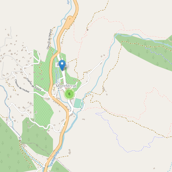 Carte des parkings à Montferrat (Var) Thumbnail