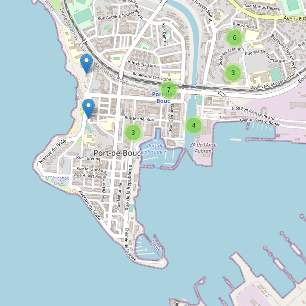 Carte des parkings à Port-de-Bouc Thumbnail