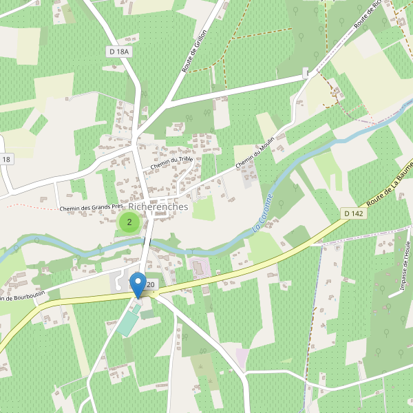 Carte des parkings à Richerenches Thumbnail