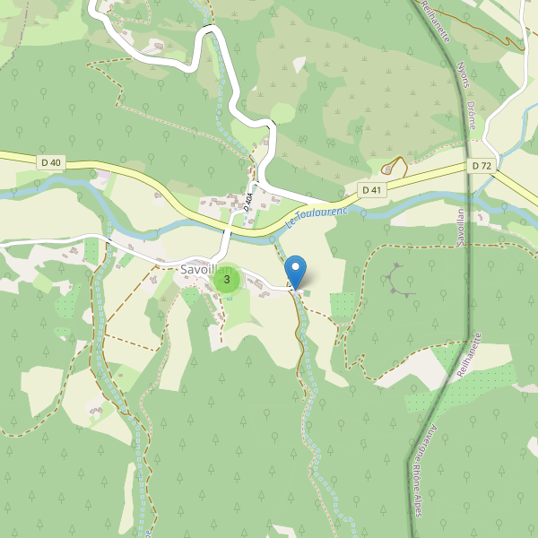 Carte des parkings à Savoillan Thumbnail