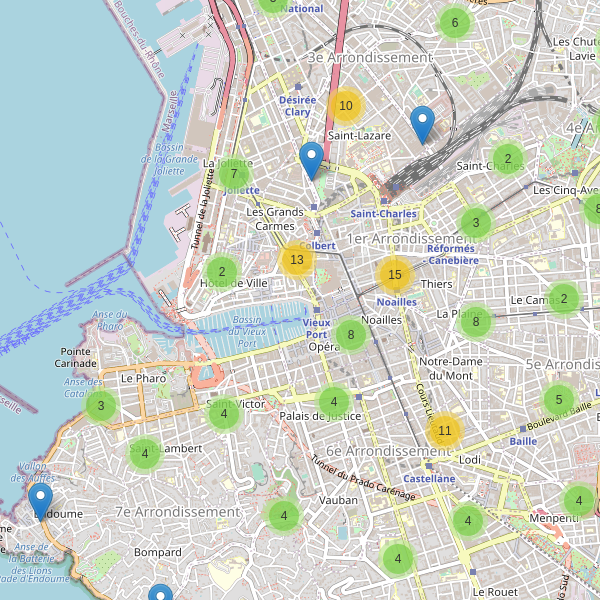 Carte des pharmacies à Marseille Thumbnail