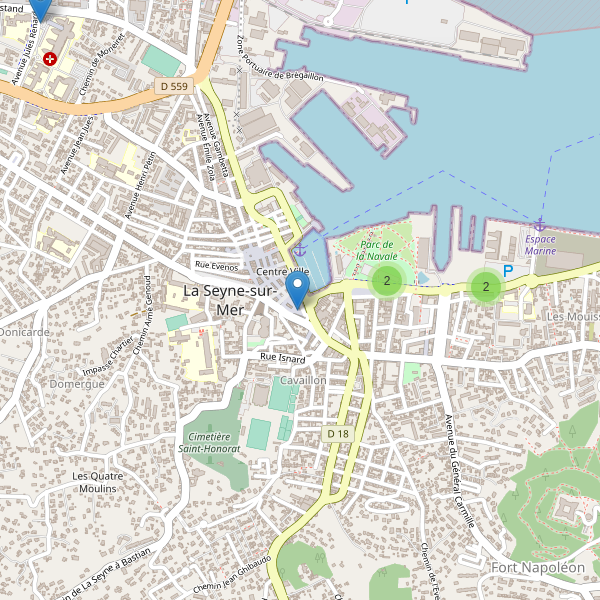 Carte des stationnement-velos à La Seyne-sur-Mer Thumbnail