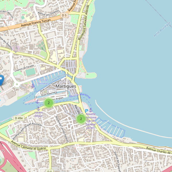 Carte des stationnement-velos à Martigues Thumbnail