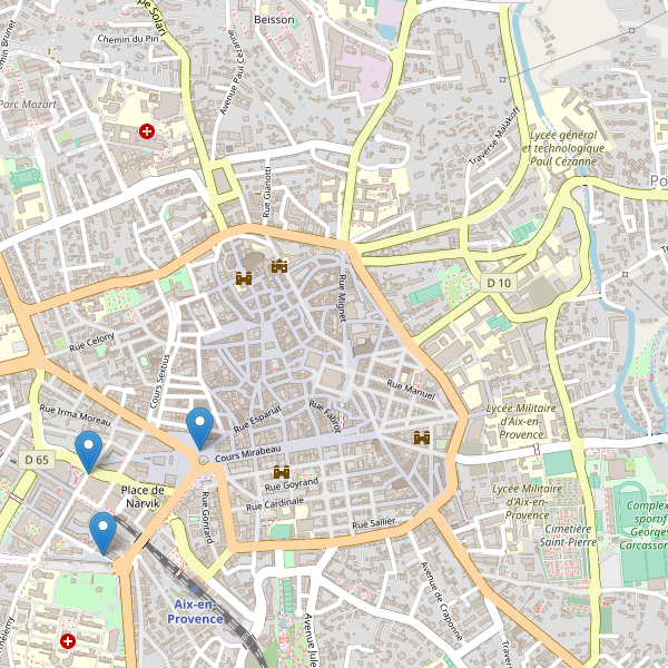 Carte des taxi à Aix-en-Provence Thumbnail