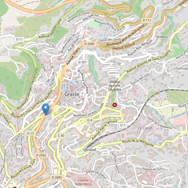 Carte des taxi à Grasse Thumbnail