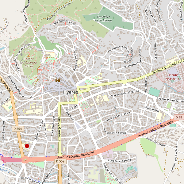 Carte des taxi à Hyères Thumbnail
