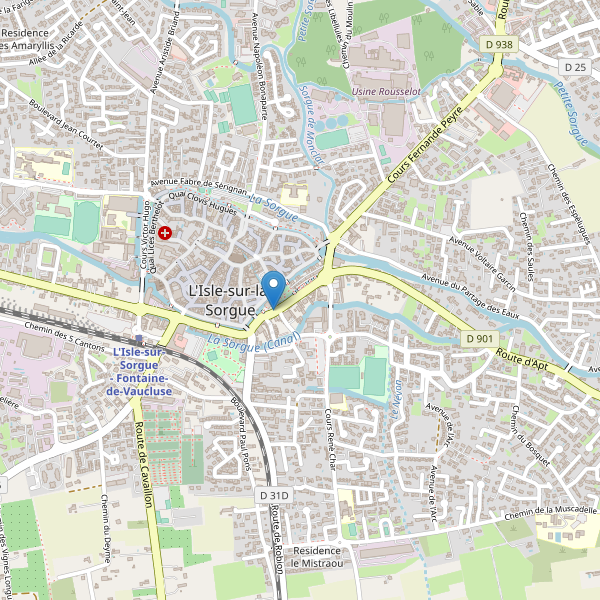 Carte des taxi à L'Isle-sur-la-Sorgue Thumbnail