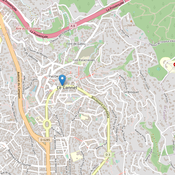 Carte des taxi à Le Cannet Thumbnail