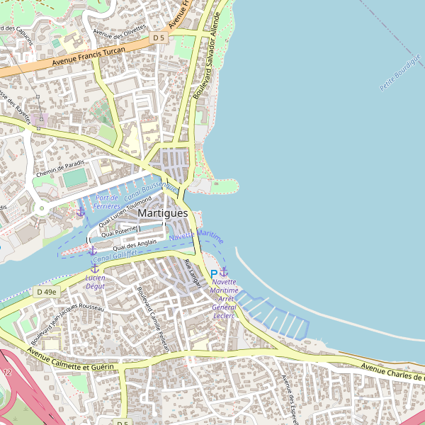 Carte des taxi à Martigues Thumbnail