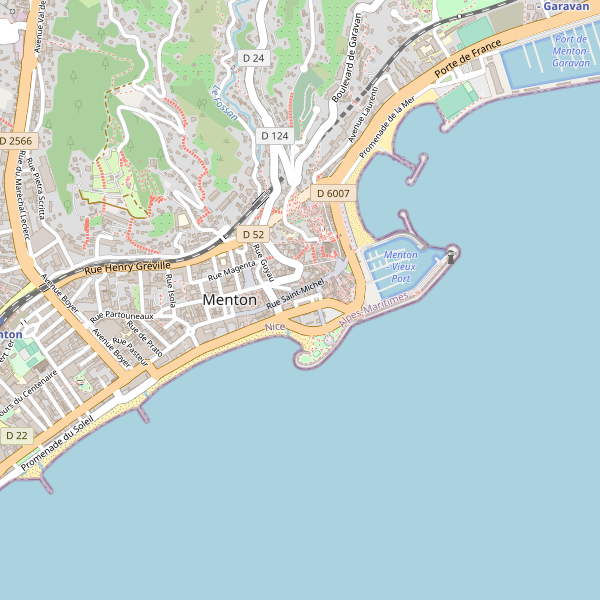 Carte des taxi à Menton Thumbnail