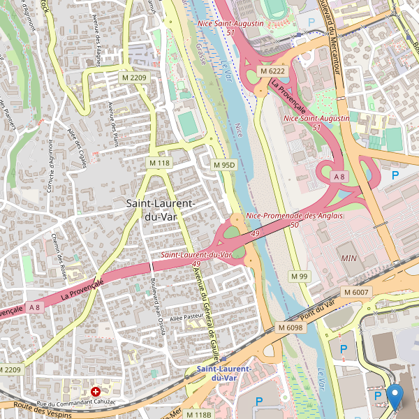 Carte des taxi à Saint-Laurent-du-Var Thumbnail