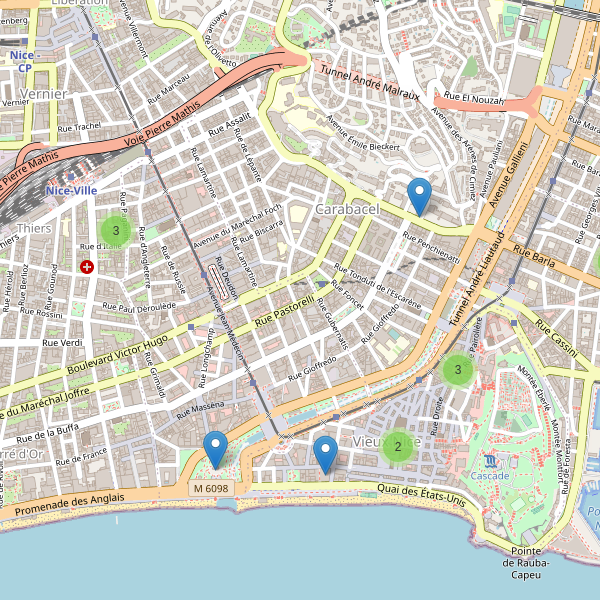 Carte des theatres à Nice Thumbnail