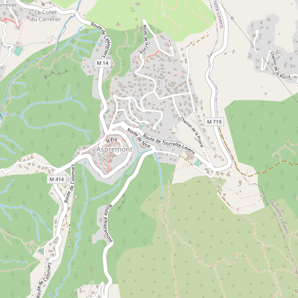 Carte des glaciers à Aspremont (Alpes-Maritimes) Thumbnail