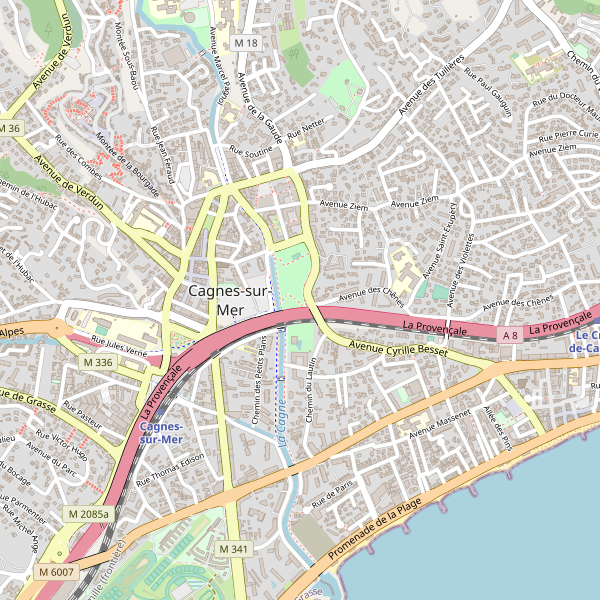 Carte des taxi à Cagnes-sur-Mer Thumbnail