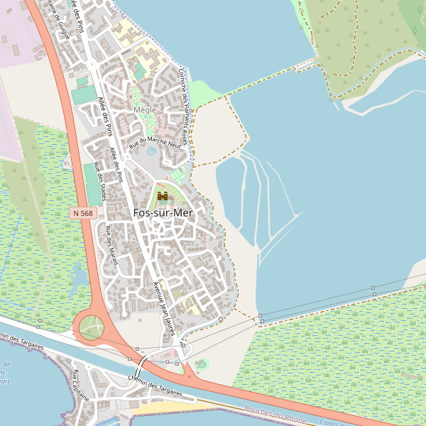 Carte des monuments à Fos-sur-Mer Thumbnail