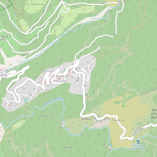 Carte des monuments à La Bollène-Vésubie Thumbnail