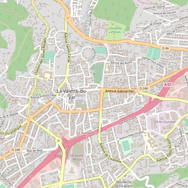 Carte des hotels à La Valette-du-Var Thumbnail