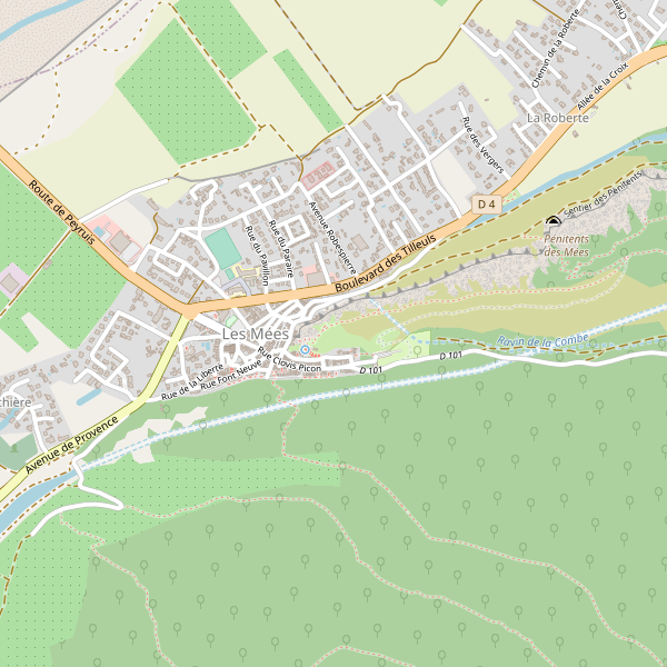 Plan de Les Mées (Alpes-de-Haute-Provence) Thumbnail