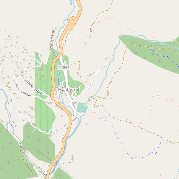 Carte des attractions à Montferrat (Var) Thumbnail