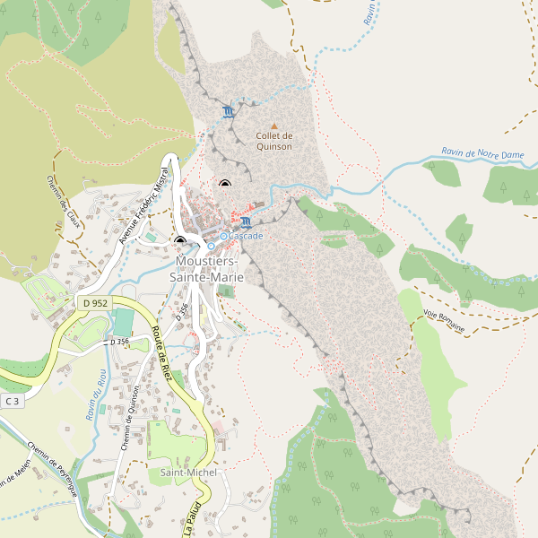 Plan de Moustiers-Sainte-Marie Thumbnail