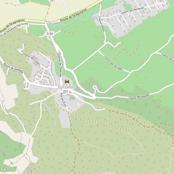Carte des location-voiture à Pontevès Thumbnail