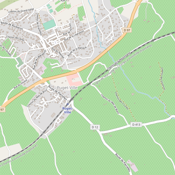 Carte des pompiers à Puget-Ville Thumbnail