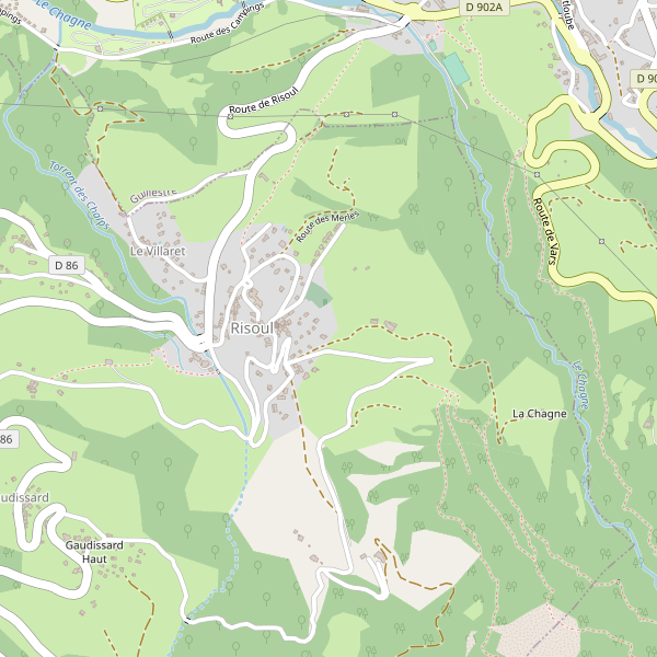 Carte des location-voiture à Risoul Thumbnail