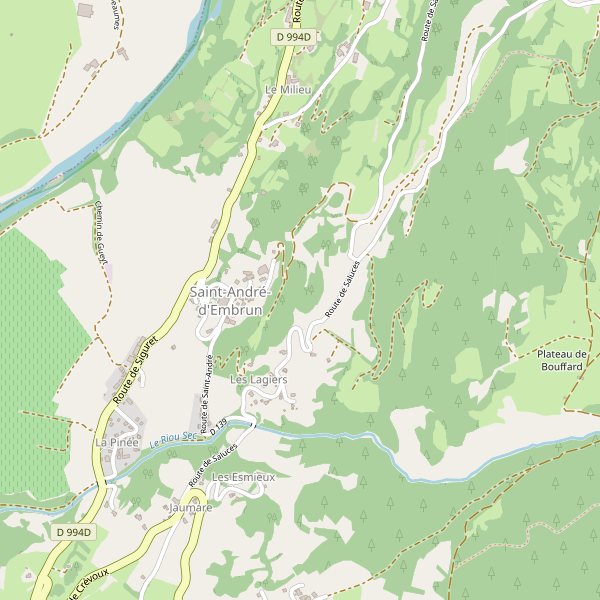 Plan de Saint-André-d'Embrun Thumbnail