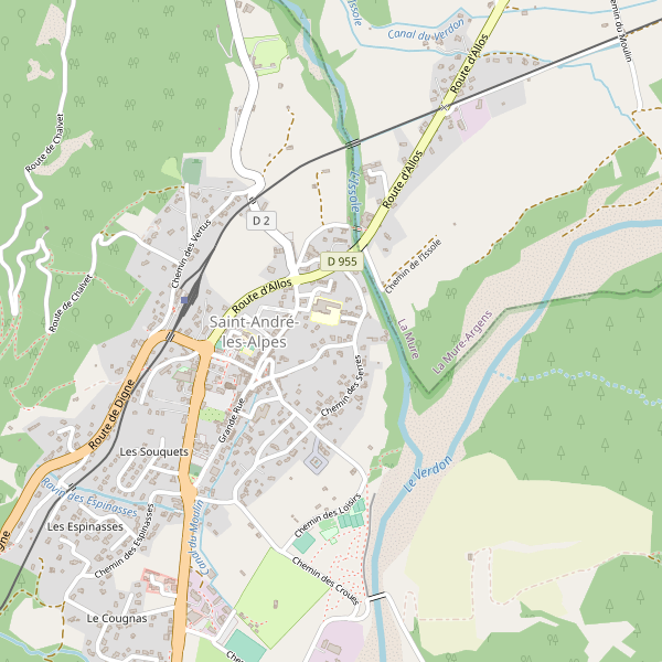 Plan de Saint-André-les-Alpes Thumbnail