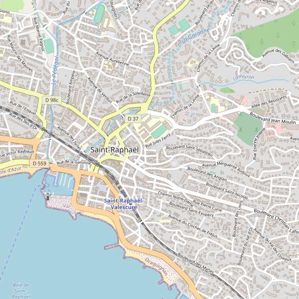 Carte des boulangeries à Saint-Raphaël (Var) Thumbnail