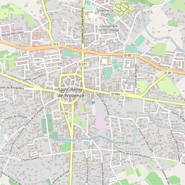 Carte des supermarches à Saint-Rémy-de-Provence Thumbnail