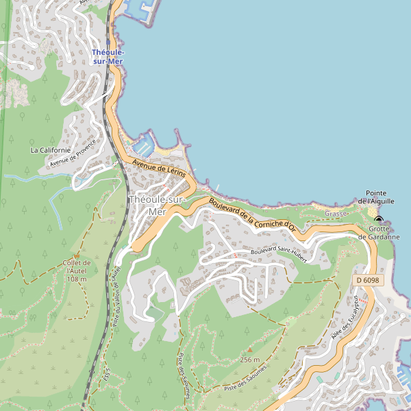 Plan de Théoule-sur-Mer Thumbnail