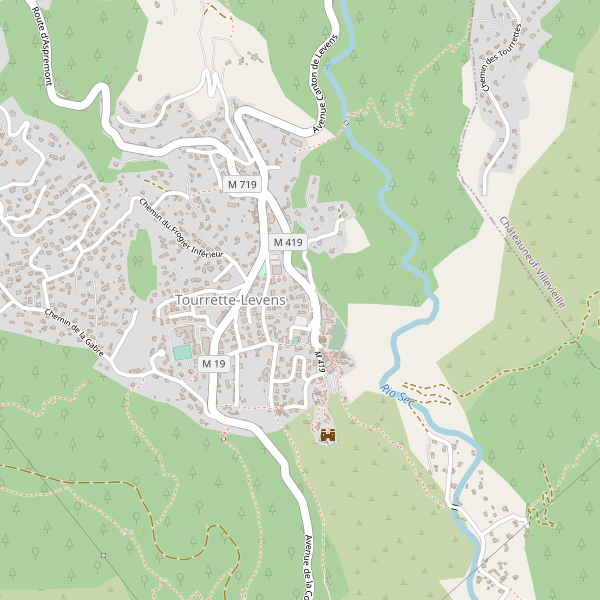 Carte des hotels à Tourrette-Levens Thumbnail