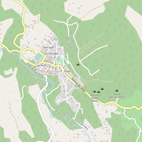 Carte des grands-magasins à Varages Thumbnail
