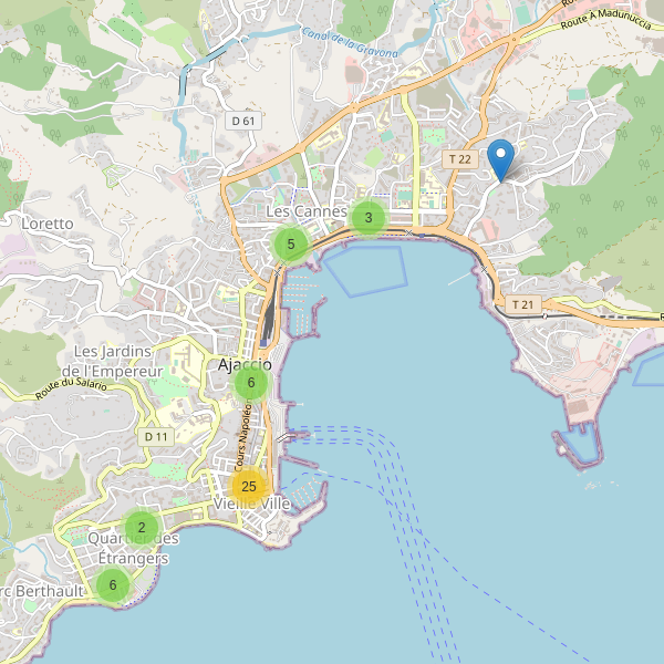 Carte des cafe à Ajaccio Thumbnail