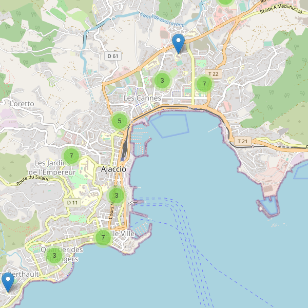 Carte des ecoles à Ajaccio Thumbnail