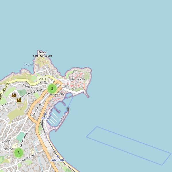 Carte des ecoles à Calvi Thumbnail