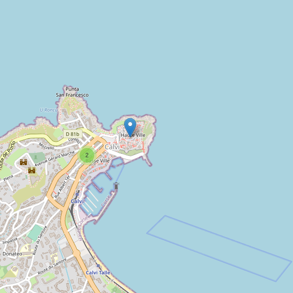 Carte des eglises à Calvi Thumbnail