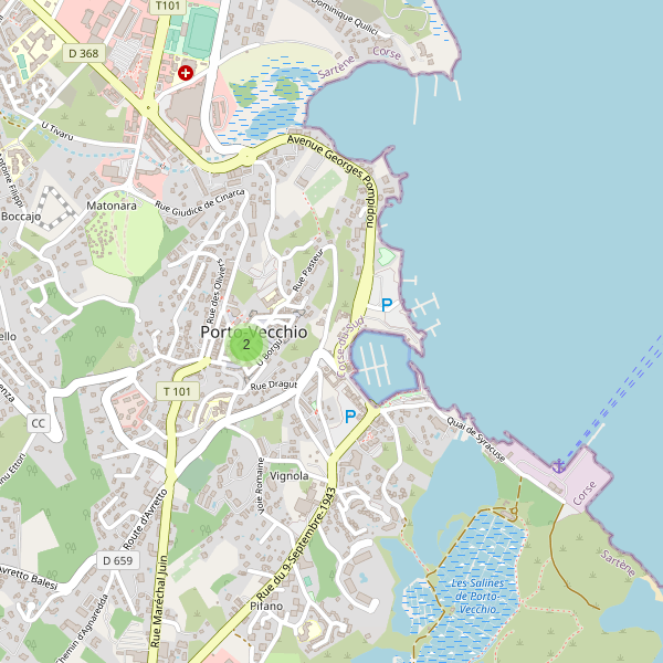 Carte des eglises à Porto-Vecchio Thumbnail