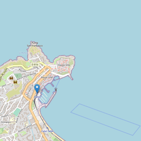 Carte des gares à Calvi Thumbnail