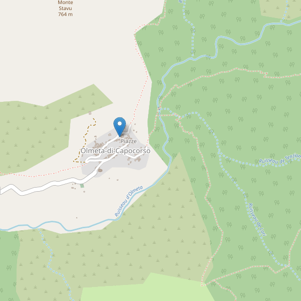 Carte des parkings à Olmeta-di-Capocorso Thumbnail