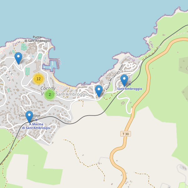 Carte des parkings à Sant'Ambroggio Thumbnail