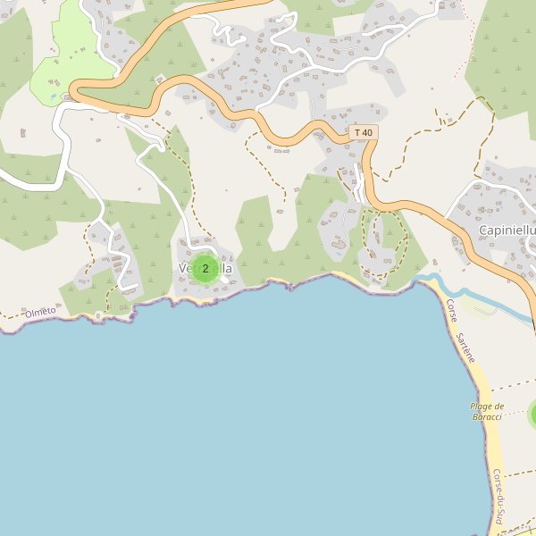 Carte des parkings à Vetricella Thumbnail
