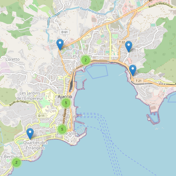 Carte des pharmacies à Ajaccio Thumbnail